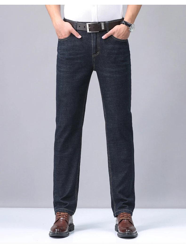 Men's Jeans Elastic Business Straight - Givenchyco