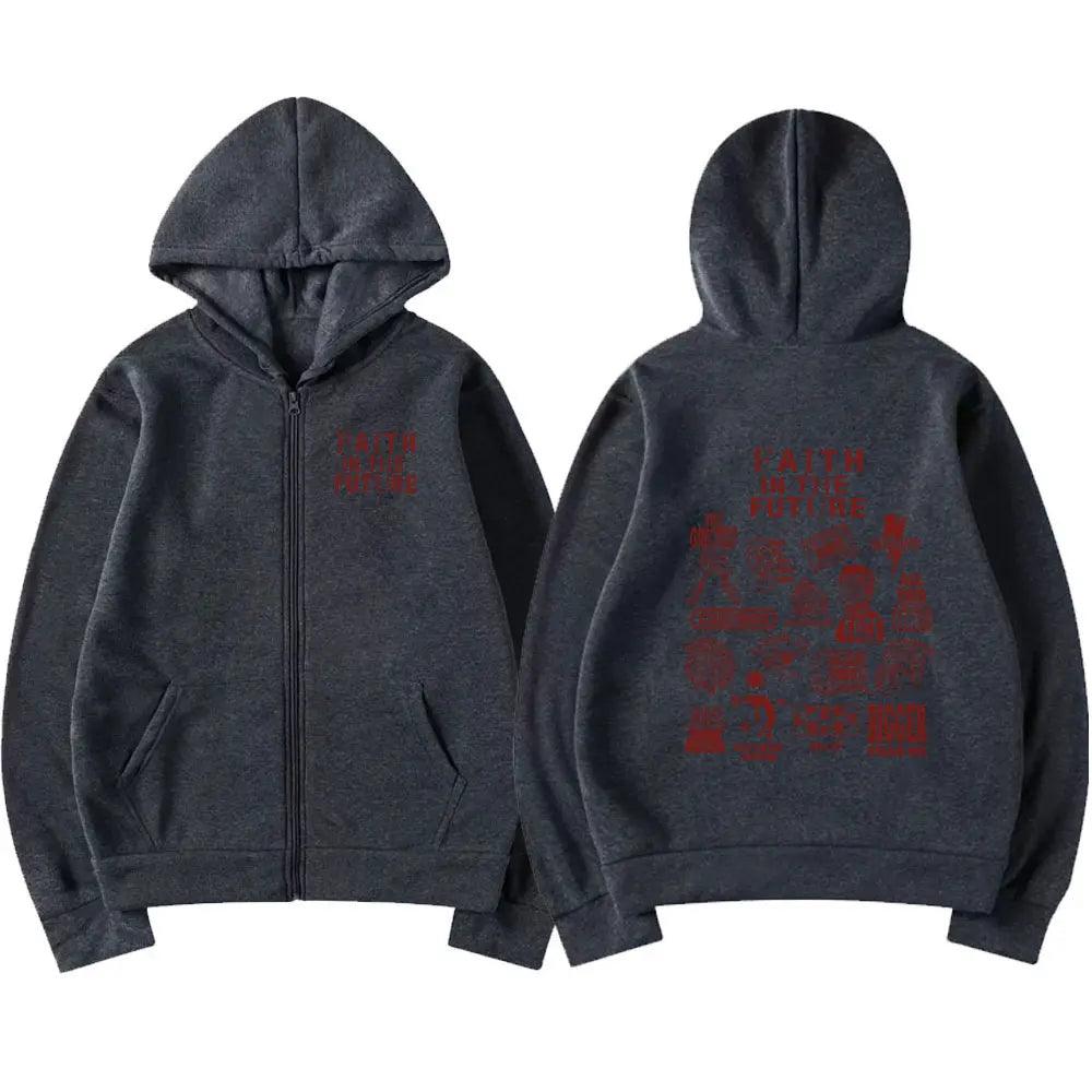 Tour Concert Zipper Sweatshirts Hoodies - Givenchyco