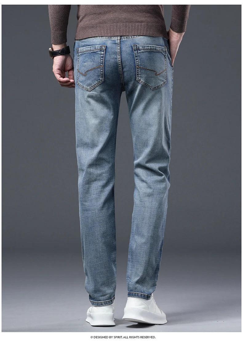 Men's Vintage Wash Casual Jeans - Givenchyco