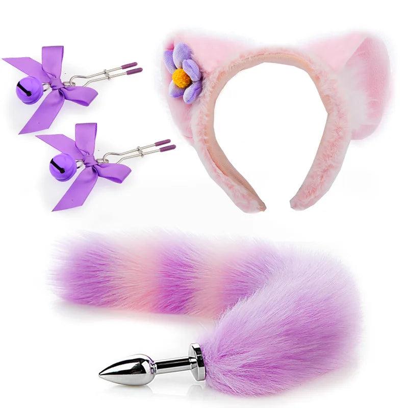 Sexy Cosplay Women Butt Fox Tail Cat Plug - Givenchyco