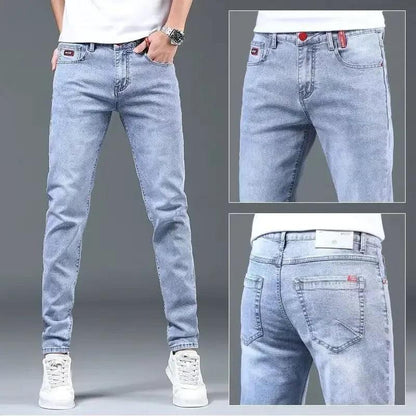 Summer Thin Smoke Gray Jeans - Givenchyco