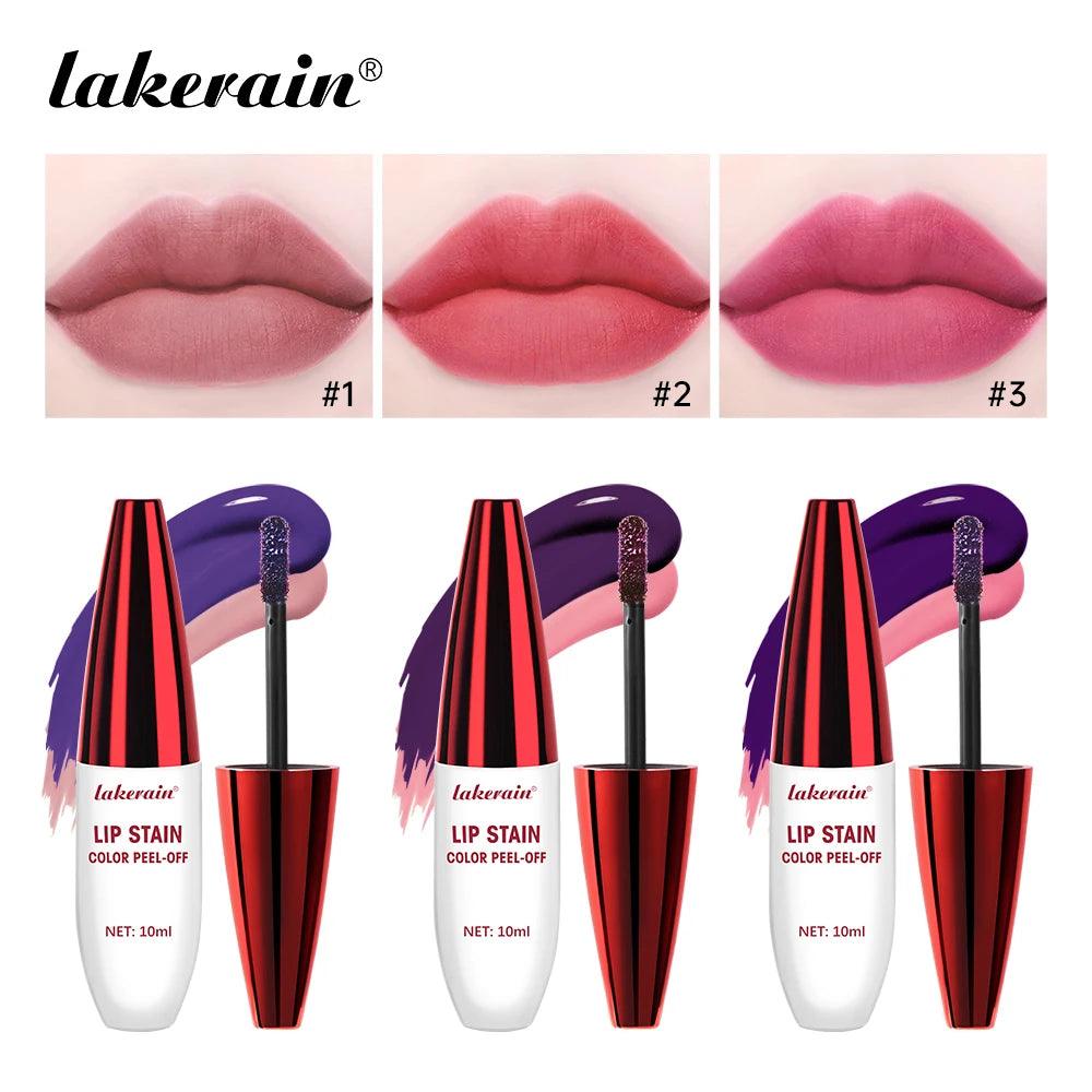 3 Colors Lip Stain Color Peel-Off Stick Set - Givenchyco