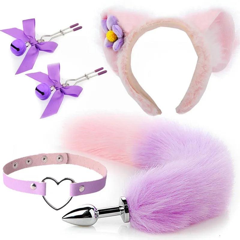 Sexy Cosplay Women Butt Fox Tail Cat Plug - Givenchyco