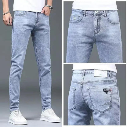 Summer Thin Smoke Gray Jeans - Givenchyco