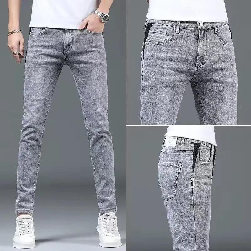 Summer Thin Smoke Gray Jeans - Givenchyco