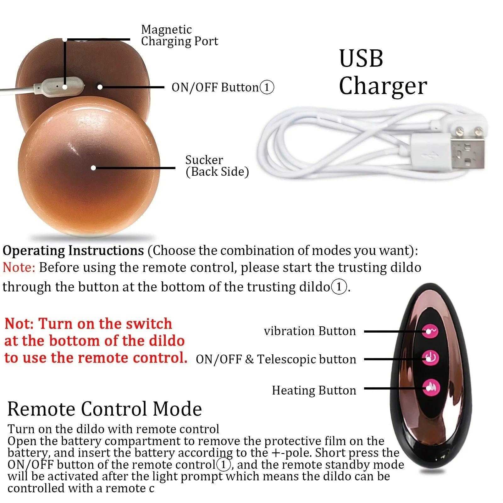 Tongue Licking Remote Control Vibrator - Givenchyco