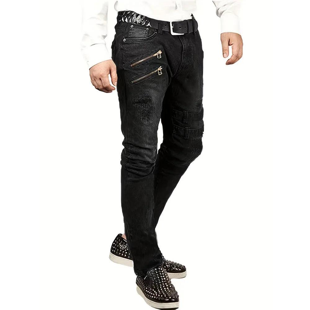 Men New Slim Jeans Male Pants - Givenchyco