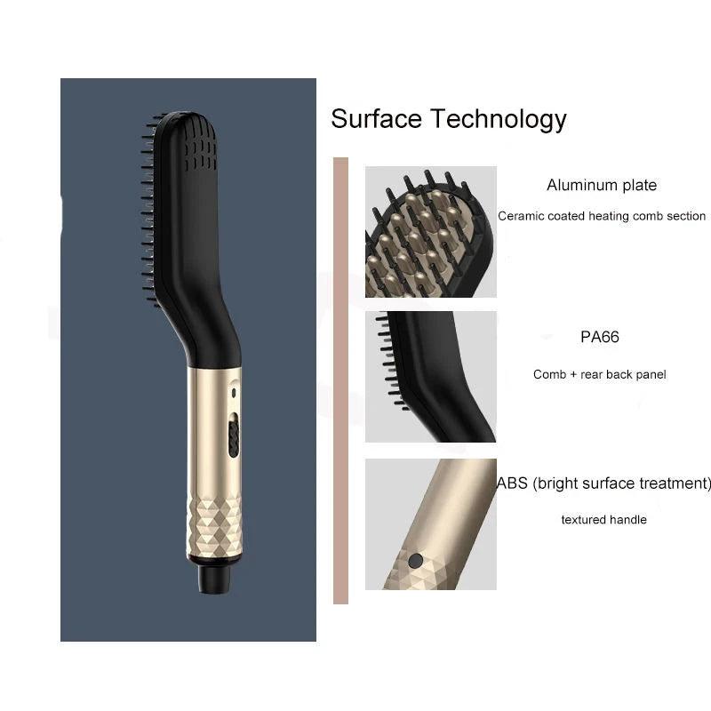 Electric Hot Comb Hair Straightener - 