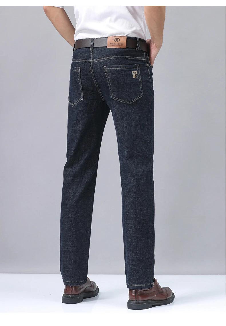 Men's Jeans Elastic Business Straight - Givenchyco