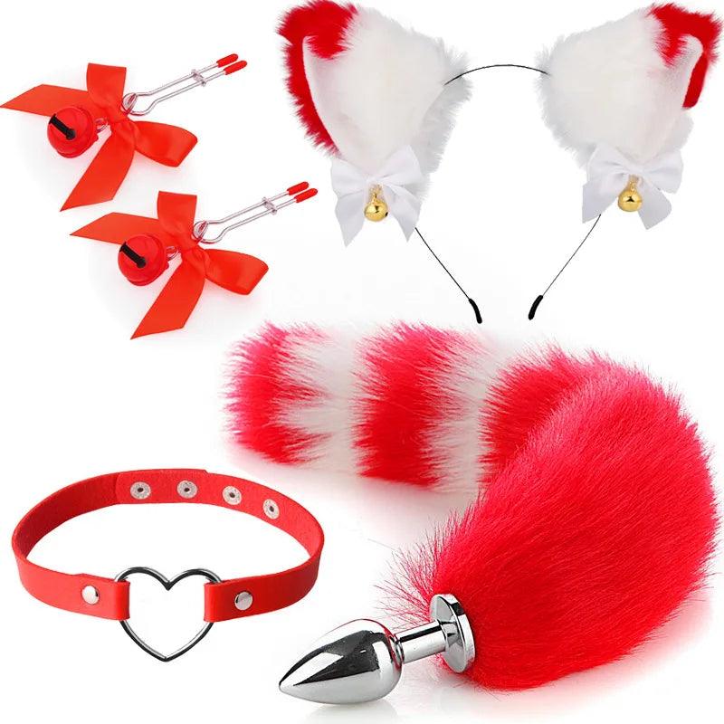 Sexy Cosplay Women Butt Fox Tail Cat Plug - Givenchyco